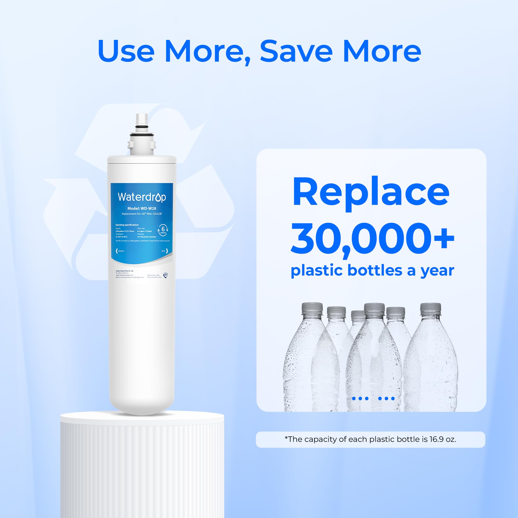 Amazon.com: Waterdrop FQK1R, GXULQR Under Sink Water Filter